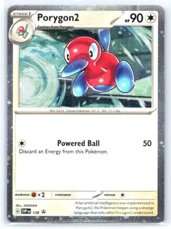 Porygon2 (Cosmos Holo) 138 Promo Scarlet & Violet Promo Pokemon Near Mint - Image 1