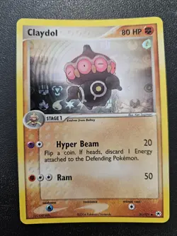 Pokemon EX Hidden Legends Claydol Reverse Holo 31/101 EXC-NEAR MINT - Image 1