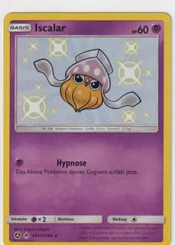 Pokemon Card Trading Promo No. SV17/SV94 Iscalar Holo German 1 - Image 1