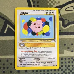 Igglybuff 40/75 Pokemon Vintage English Neo Discovery WOTC 2001 VLP - Image 1