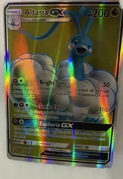 Altaria GX FULL ART ULTRA RARE 68/70 Pokemon SM Dragon Majesty TCG Holo - Image 2