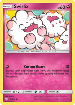 Swirlix Reverse Holo - Cosmic Eclipse Near Mint Pokemon TCG - Image 1