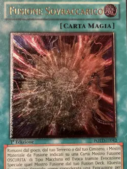 1x Yugioh Overload Fusion POTD-EN042 Italian IT042 Ultimate 1st MP - Image 4