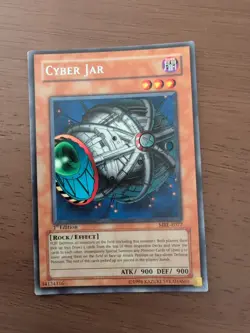 Yugioh Cyber Jar MRL-E077 Rare 1st Edition - Image 1