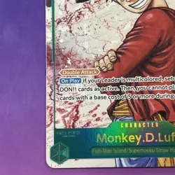 2025 One Piece TCG Carrying On His Will Monkey.D.Luffy Alt Art OP13-118 SEC - Image 4