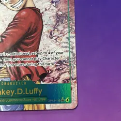 2025 One Piece TCG Carrying On His Will Monkey.D.Luffy Alt Art OP13-118 SEC - Image 5