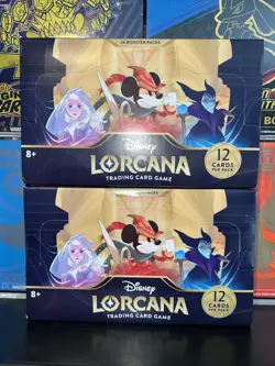 ✅✅ Disney Lorcana: The First Chapter Booster Box Sealed LOT OF 2 ✅✅ - Image 1
