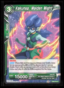 Dragon Ball Super - Kakunsa, Maiden Might - Divine Multiverse Card CB-1-3-F-1 - Image 1