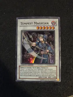 Tempest Magician SOVR-ENSE1 Super Rare Yugioh Card - Image 1