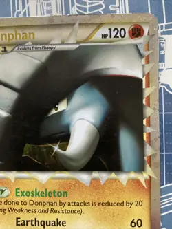 107/123 | Donphan HOLO | HeartGold & SoulSilver | Pokemon Card | VERY GOOD - Image 3