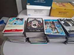 One Piece TCG Bulk Card Game Bundle 1235 cards total mixed lot - Image 2