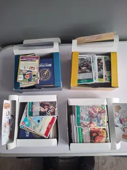 One Piece TCG Bulk Card Game Bundle 1235 cards total mixed lot - Image 4
