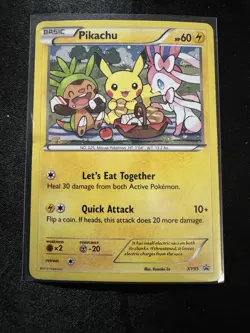 Pokemon Pikachu TCG XY Black Star Promos Holo Card XY95 - Image 2