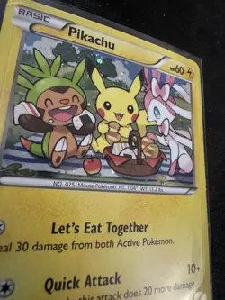 Pokemon Pikachu TCG XY Black Star Promos Holo Card XY95 - Image 3