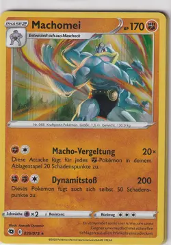 Pokemon Card Path of the Champions No. 26/73 Machamp Holo German - Image 1