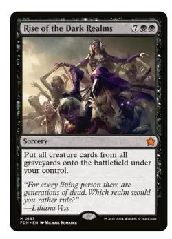 1x MTG Rise of the Dark Realms - Foundations Mythic! NM Mint! - Image 1