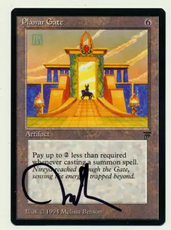 MTG Artist Proof Planar Gate Legends Reserved List Signed Magic The Gathering NM - Image 1