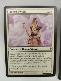 2x MTG Umbra Mystic Rise of the Eldrazi 052/248 Regular Rare - Image 2