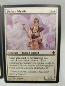 2x MTG Umbra Mystic Rise of the Eldrazi 052/248 Regular Rare - Image 3