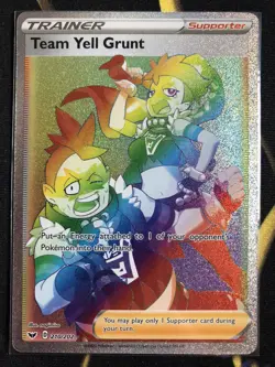 Pokemon - Team Yell Grunt 210/202 - Sword & Shield Base Set - NM/M - Image 1