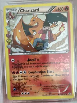 2016 POKEMON XY GENERATIONS RADIANT COLLECTION #RC5 CHARIZARD GMA 10 Gem Mint - Image 2