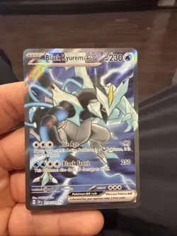 Black Kyurem ex 218/191 Ultra Rare Surging Sparks Pokemon Holo Near Mint - Image 1