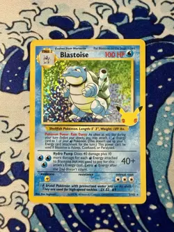 Blastoise 2/102 Celebrations Classic Collection Holo Pokemon TCG Pack Fresh ✨NM - Image 1