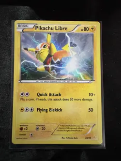 Pokemon 2016 Pikachu Libre 30/30 Holo - Image 1
