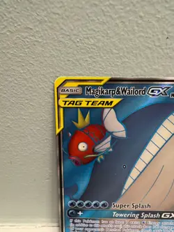 Pokemon Magikarp & Wailord GX Full Art Ultra Rare Holo 160/181 Sm-Team Up - Image 2