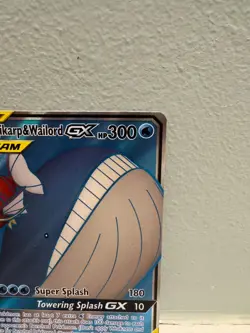 Pokemon Magikarp & Wailord GX Full Art Ultra Rare Holo 160/181 Sm-Team Up - Image 3