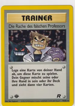 Pokemon Team Rocket No. 76/82 The Revenge Of The False Professor First Edition - Image 1