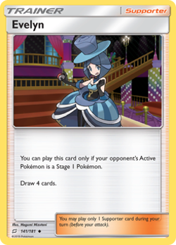 Evelyn Reverse Holo - Team Up Near Mint Pokemon TCG - Image 1