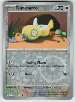 Dunsparce 120/159 Common Journey Together Pokemon Reverse Holo Near Mint - Image 1