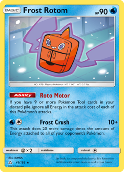Frost Rotom Reverse Holo - Ultra Prism Near Mint Pokemon TCG - Image 1