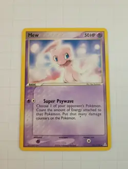 Pokemon TCG MEW 111/110 DVD PROMO Non Holo Opened. LP - Image 1