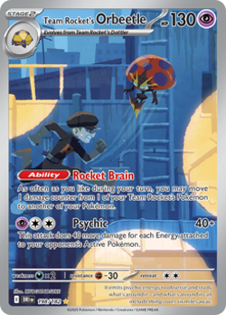 Team Rocket's Orbeetle - Destined Rivals - Near Mint - Pokemon TCG - Image 1
