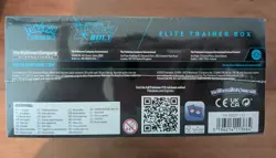 Pokemon TCG Scarlet Violet Black Bolt ETB Elite Trainer Box New Sealed ⚡ - Image 3