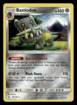 Bastiodon 85/156 Rare Ultra Prism Holo Pokemon NM - Image 1