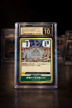 OP05-037 Justice Will Be Whoever Side Wins CGC Pristine 10 One Piece Japanese - Image 2