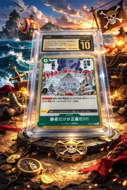 OP05-037 Justice Will Be Whoever Side Wins CGC Pristine 10 One Piece Japanese - Image 3