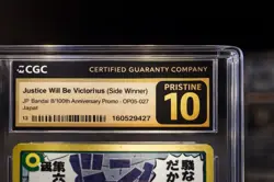 OP05-037 Justice Will Be Whoever Side Wins CGC Pristine 10 One Piece Japanese - Image 5