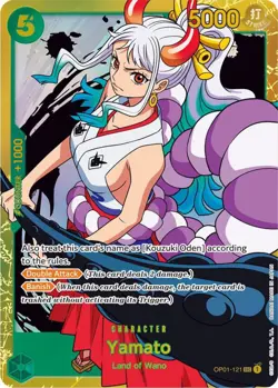 Yamato OP01-121 | Romance Dawn SEC Foil NM One Piece - Image 1