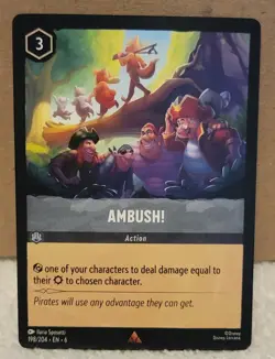Disney Lorcana TCG - Ambush! - 198/204 Azurite Sea NM - Image 1