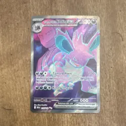 Pokemon Team Rocket's Nidoking EX 216/182 Full Art Holo Stage 2 330 HP Card - Image 2