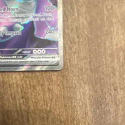 Pokemon Team Rocket's Nidoking EX 216/182 Full Art Holo Stage 2 330 HP Card - Image 3