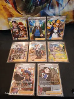Pokemon Crown Zenith Trainer Full Art & Galarian Gallery Trainer Lot 8 Cards - Image 2