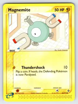 Magnemite 63/97 2003 EX Dragon Pokemon Card TCG Nintendo e-Series Common - VLP - Image 1