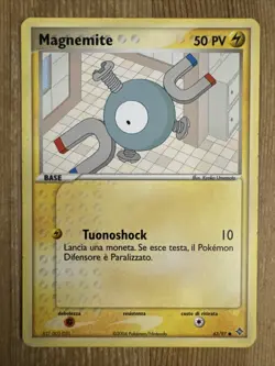 Pokemon Card Magnemite (EX Dragon) 63/97 Non-Holo Common TCG LP ITALIAN - Image 1