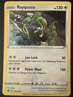 Rayquaza - (Pixel Cosmos Holo) SWSH029 Miscellaneous Cards & Products Holo - Image 1