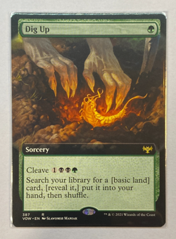 MTG - Innistrad: Crimson Vow - Dig Up - Extended Art - NM - Image 1